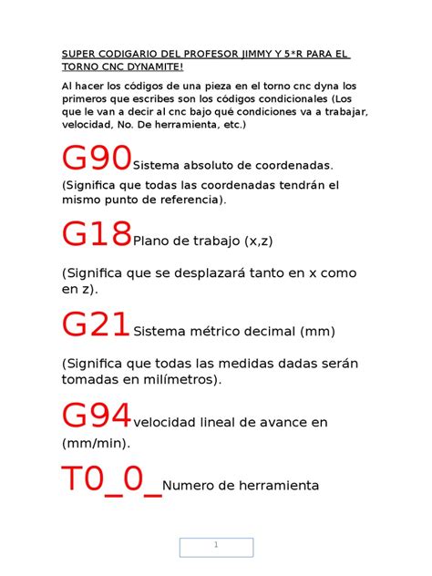 codigo m71 torno cnc|Códigos M .